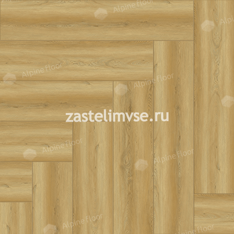Кварцвиниловый ламинат AlpineFloor Light Parquet Дуб Поллукс ECO 13-28