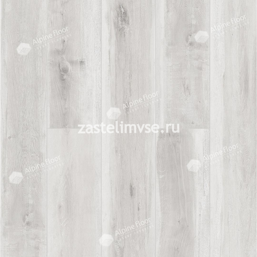 Клеевая LVT плитка AlpineFloor Ultra Дуб Полярный ECO 5-19
