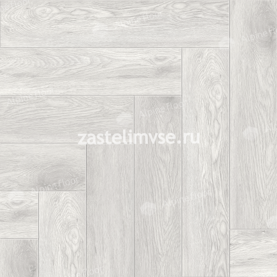 Клеевая LVT плитка AlpineFloor Parquet LVT Дуб Полис ECO 16-21