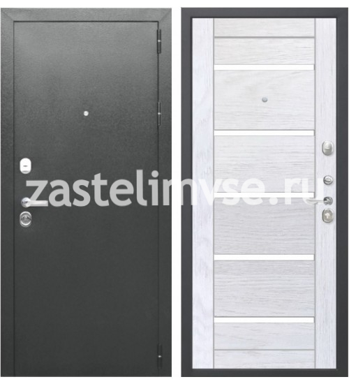 Дверь металлическая ТАЙГА 9 см ЦАРГА Астана милки 960мм
