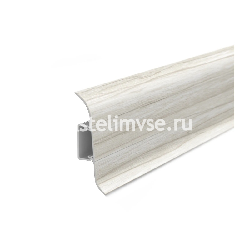 Плинтус IDEAL Классик 55мм Клен белый 267