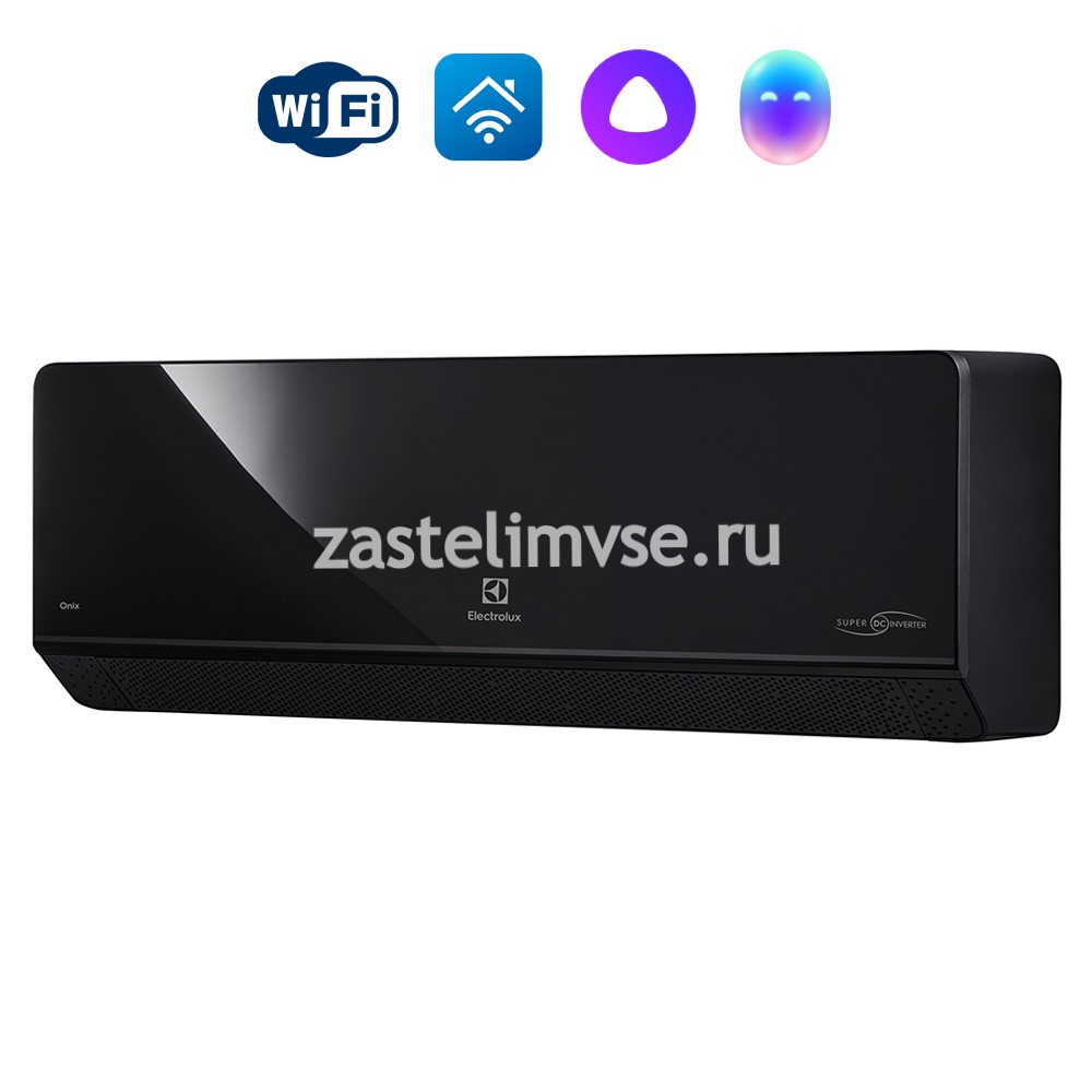Сплит-система инверторного типа Electrolux Onix Super DC EACS/I-12HIX-BLACK/N8 комплект