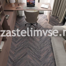 SPC плитка CronaFloor Herringbone 4V Дуб Бордо