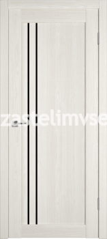 Дверь межкомнатная Atum Pro X33 Artic oak/Black gloss 900мм
