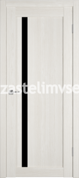 Дверь межкомнатная Atum Pro X34 Artic oak/Black gloss 900мм