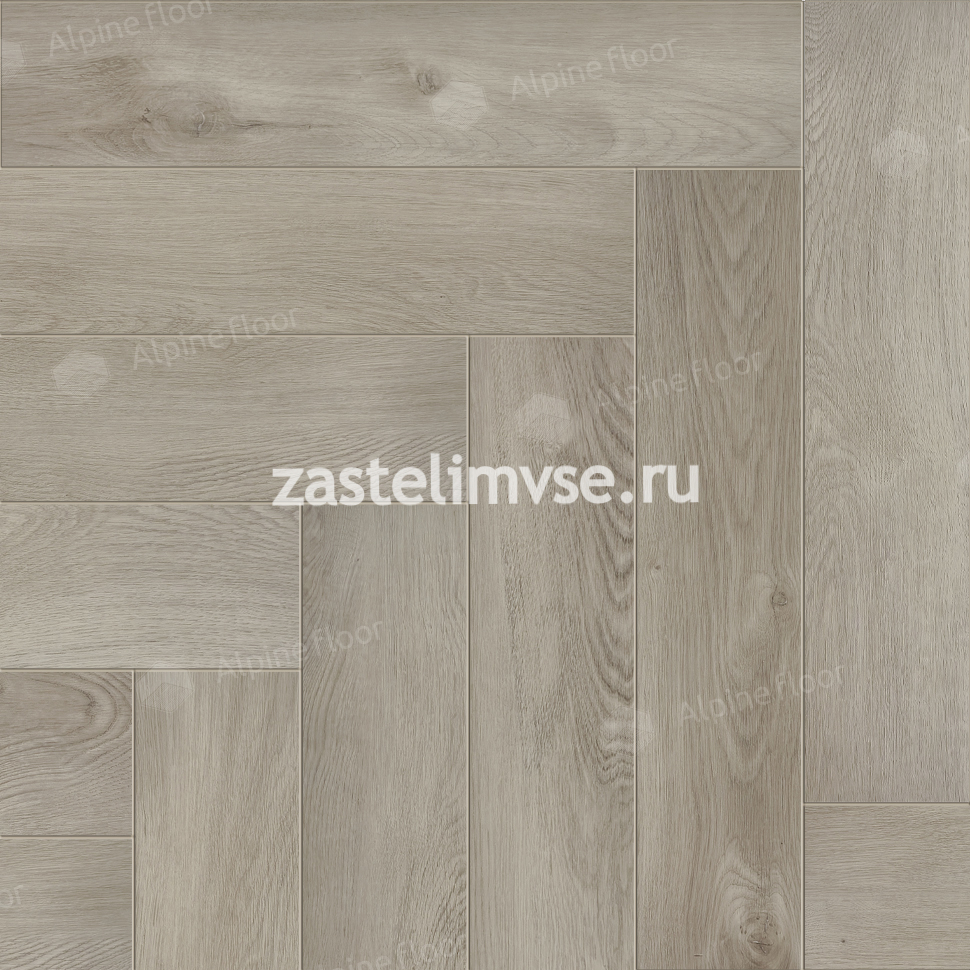 Клеевая LVT плитка AlpineFloor Parquet LVT Дуб Фантазия ECO 16-1
