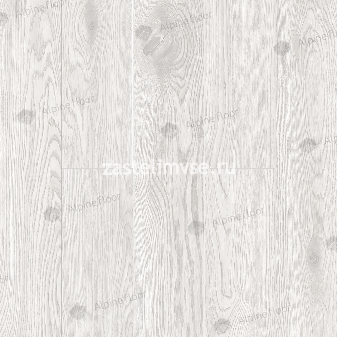 Клеевая LVT плитка AlpineFloor Ultra Дуб Арктик ECO 5-1