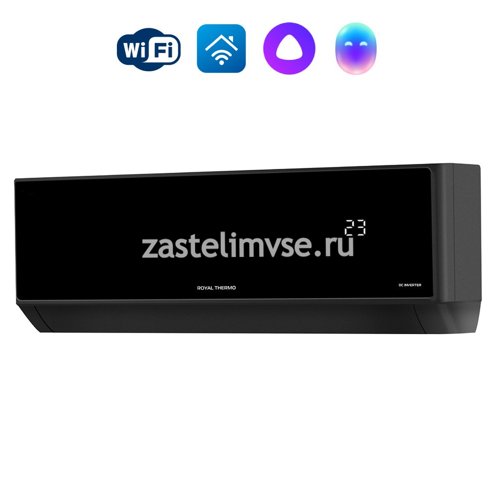 Сплит-система инверторного типа Royal Thermo Barocco DC RTBI-24HN8_V2/black комплект