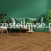 Клеевая LVT плитка Aberhof Carmelita GD 0420 ёлочка