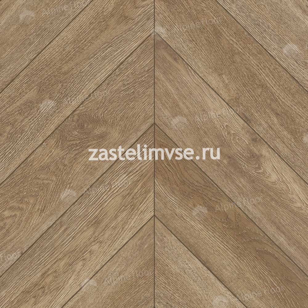 Кварцвиниловая плитка Alpine Floor Chevron Макадамия ECO-20-5