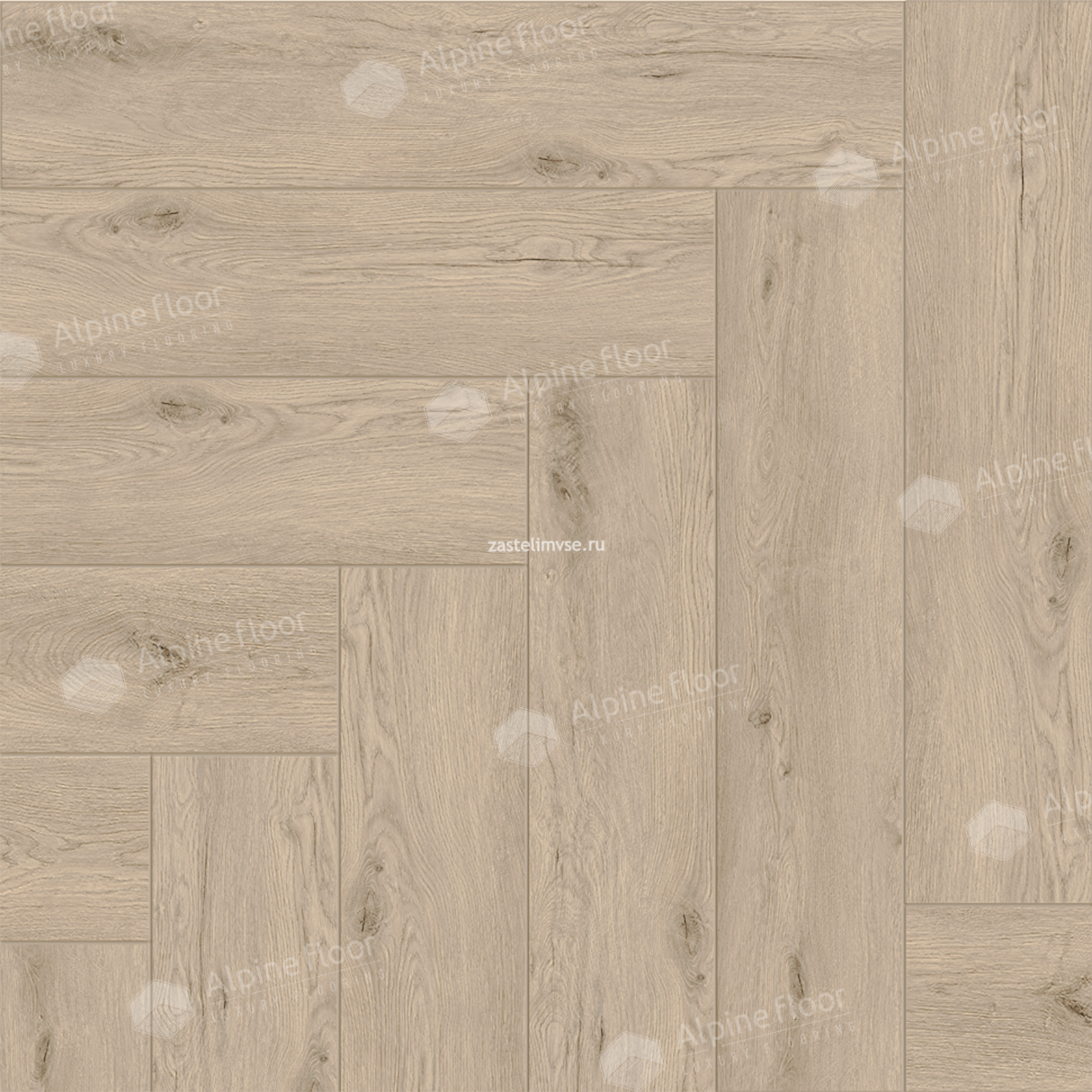 Клеевая LVT плитка AlpineFloor Parquet LVT Дуб Алиот ECO 16-23