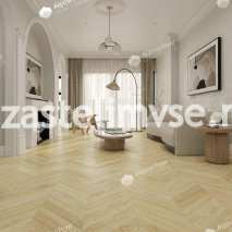 Кварцвиниловый ламинат AlpineFloor Альпийский Шеврон ECO 18-2 Дуб Ваниль Селект Chevron