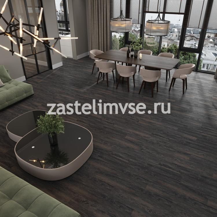 SPC плитка CronaFloor Nano 4V Дуб Мореный