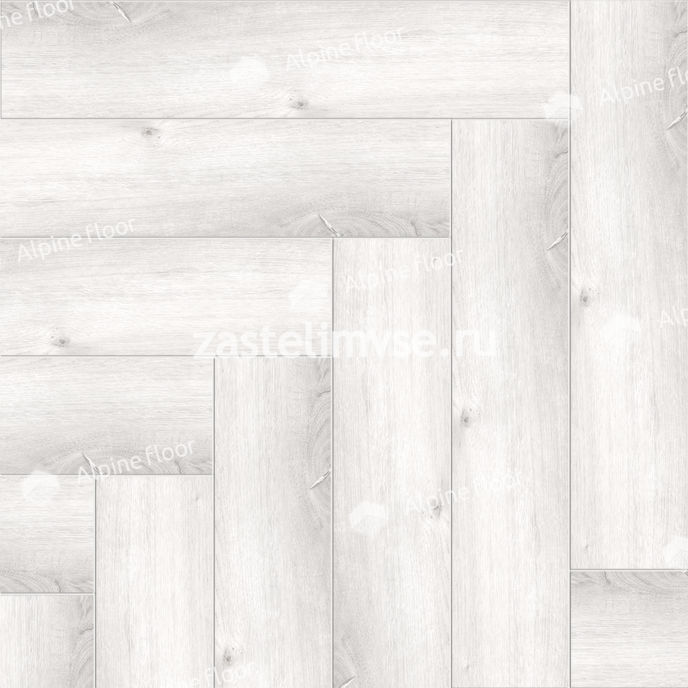 Клеевая LVT плитка AlpineFloor Parquet LVT Дуб Альхена ECO 16-12
