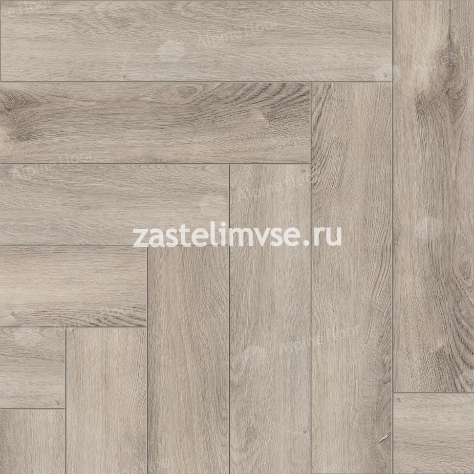 Клеевая LVT плитка AlpineFloor Parquet LVT Дуб Исида ECO 16-15