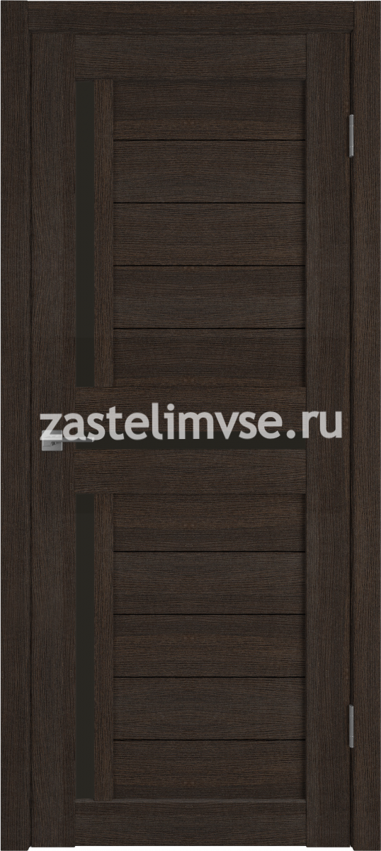 Дверь межкомнатная Atum X16 Wenge/Black gloss 700мм