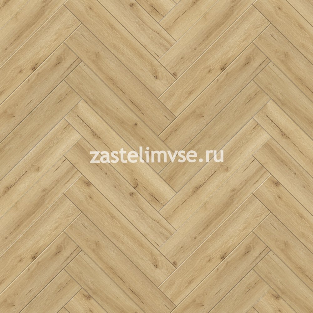 SPC плитка CronaFloor Herringbone 2.0 4V Дуб Кан