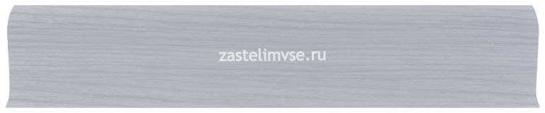 Плинтус LinePlast Матовый 58 мм Серый Дуб L061