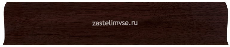 Плинтус LinePlast Матовый 58 мм Махагон L049