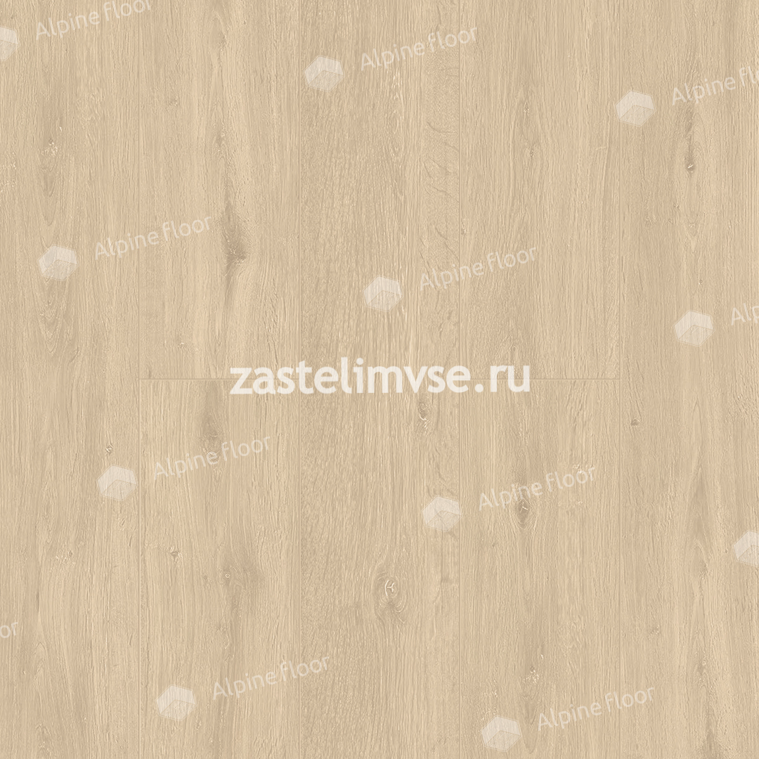 Клеевая LVT плитка AlpineFloor Easy Line Дуб Ваниль ECO 3-4