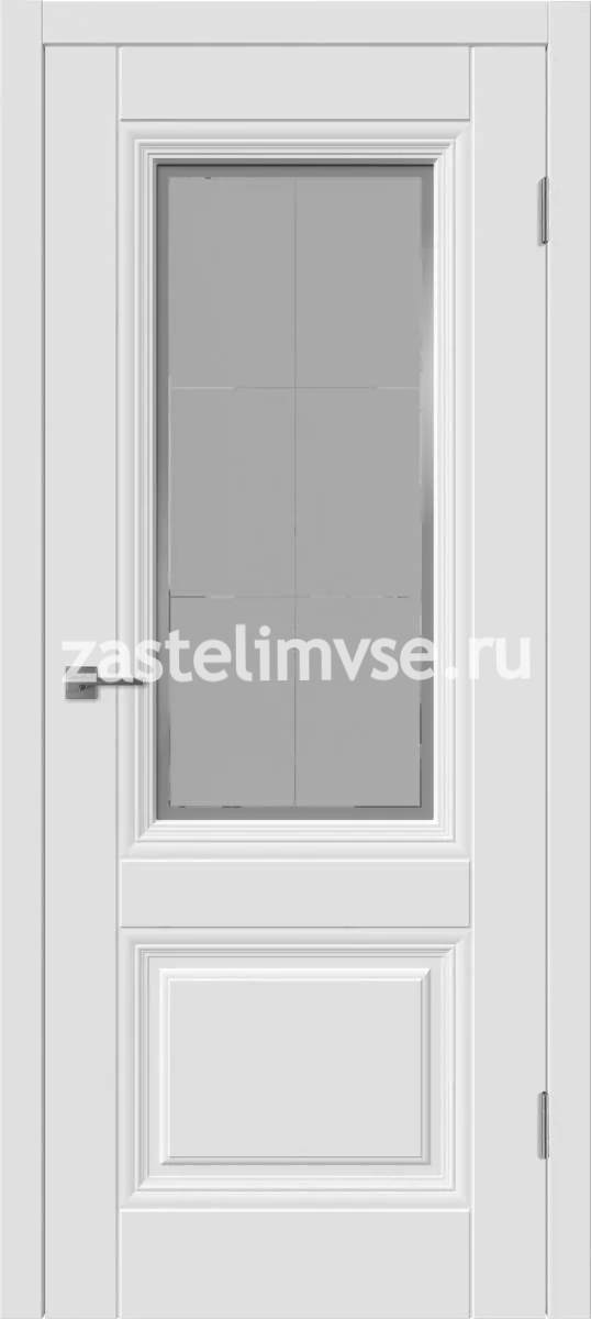 Дверь межкомнатная Winter Barcelona 2 Polar/Art cloud closs- 600мм